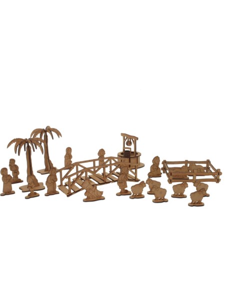 22 FIGURAS BELEN CLASSIC MAQUETA 3D 2PL D1