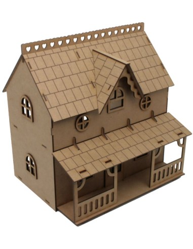 CASA MUÑECAS CLASSIC MAQUETA 3D 8PL D3