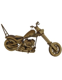 MOTO CHOPPER CLASSIC MAQUETA 3D 3PL D4
