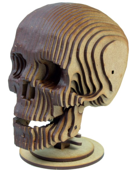 CALAVERA MEGA MAQUETA 3D D4