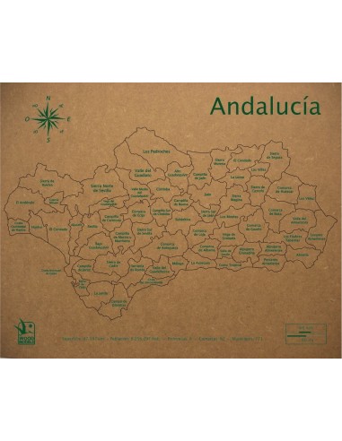 ROMPECABEZAS COMARCAS DE ANDALUCIA 300x370 1PL D2