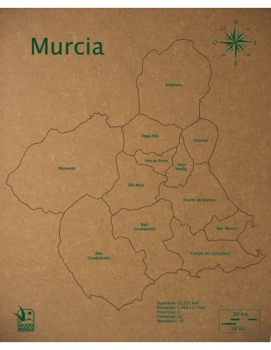 ROMPECABEZAS COMARCAS DE MURCIA 300x370 1PL D2