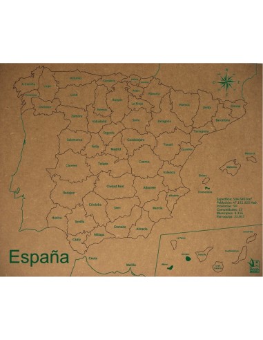 ROMPECABEZAS PROVINCIAS DE ESPAÑA 300x370 1PL D2