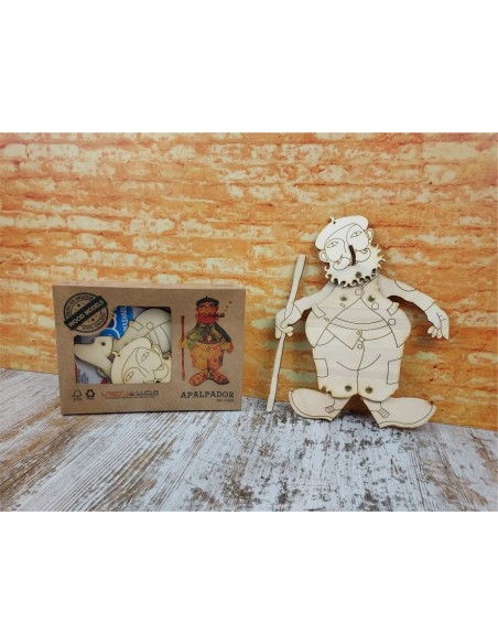 APALPADOR ARTICULADO CHOPO 4mm. 225x160 mm. + 12 ROT. CARIOCA