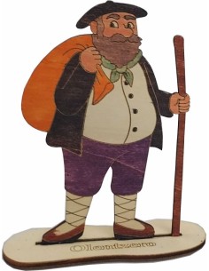 FIGURA OLENTZERO CHOPO 4mm. 160x100 mm. EUSKADI
