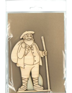 FIGURA OLENTZERO CHOPO 4mm. 160x100 mm. EUSKADI 2