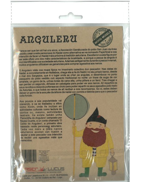 ANGULERU CHOPO 4mm. 185x125 mm. ASTURIAS