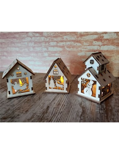 CASIÑA ARBORE CHOPO 4 mm. SILUETAS TELLADO DOBRE