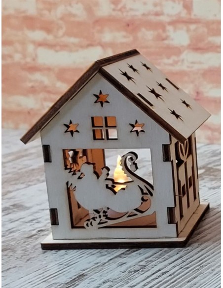 CASIÑA ARBORE CHOPO 4 mm. SILUETAS TELLADO NORMAL