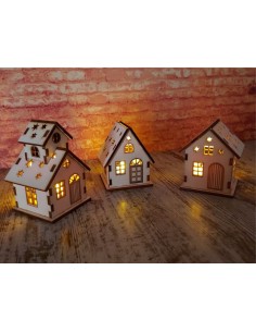 CASITA ARBOL CHOPO 4 mm. TEJADO DOBLE 2