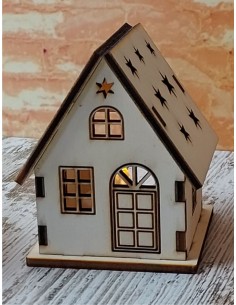 CASITA ARBOL CHOPO 4 mm. TEJADO SUIZO
