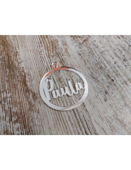 BOLA NOMBRE METAC. ESPEJO 3 mm. 85 Ø