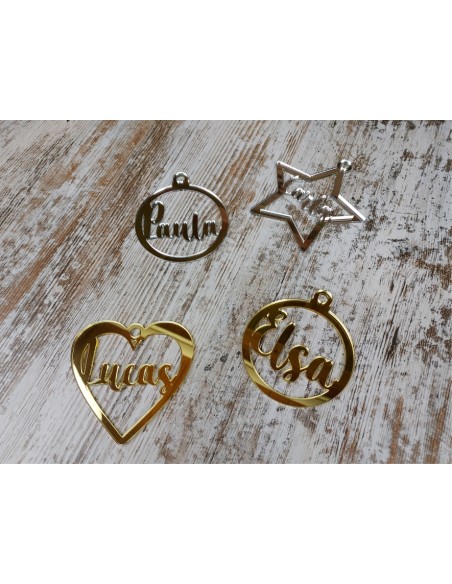 BOLA NOMBRE METAC. ESPEJO 3 mm. 85 Ø