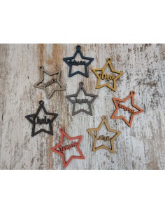 ESTRELLA NOMBRE MDF COLOR 5mm. 85 Ø