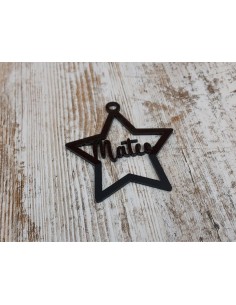 ESTRELLA NOMBRE METAC. 3mm. 85 Ø