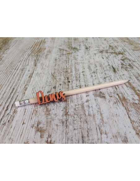 LAPIZ CON GOMA NATURAL PERSONALIZADO NOMBRE