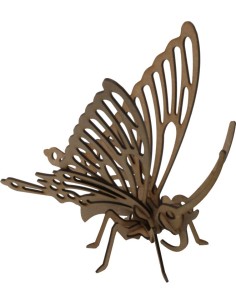 MARIPOSA 1 POCKET MAQUETA 3D 2PL D1