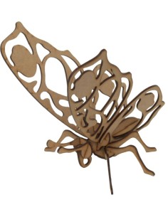 MARIPOSA 2 POCKET MAQUETA 3D 2PL D1